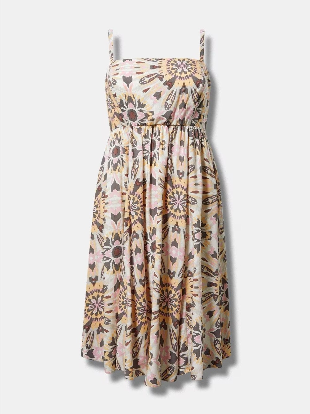 Torrid | Medallion Multi Midi Wash Challis Sundress | Size 1